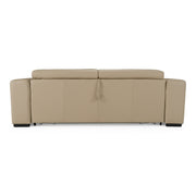 Icon - Modern Italian Cappuccino Leather Sofa Bed — view 3
