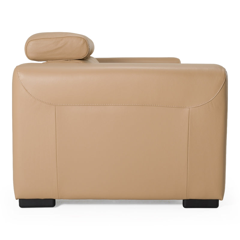 Icon - Modern Italian Deserto Leather Sofa Bed — view 2