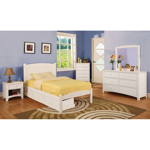 Omnus White Desk - R&R Furniture Gallery (Fountain Valley, CA)