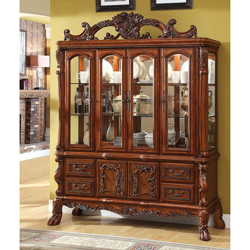 Medieve Antique Oak Hutch & Buffet - R&R Furniture Gallery (Fountain Valley, CA)