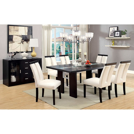 Luminar 7 Pc Dining Table Set - R&R Furniture Gallery (Fountain Valley, CA)