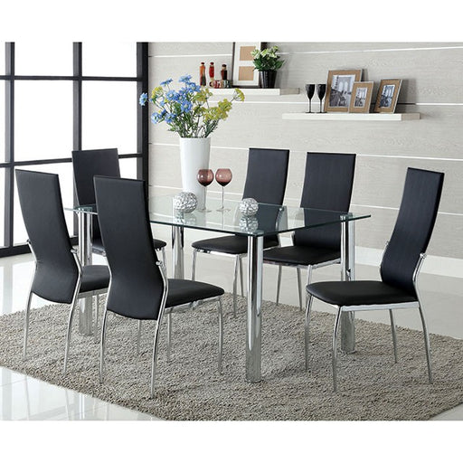 Kalawao Black Side Chair (2/CTN) - R&R Furniture Gallery (Fountain Valley, CA)