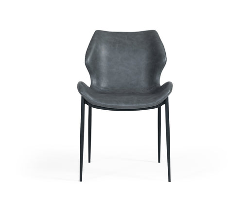Instone - Industrial Dark Grey Eco-Leather Dining Chair (Set of 2) — view 2