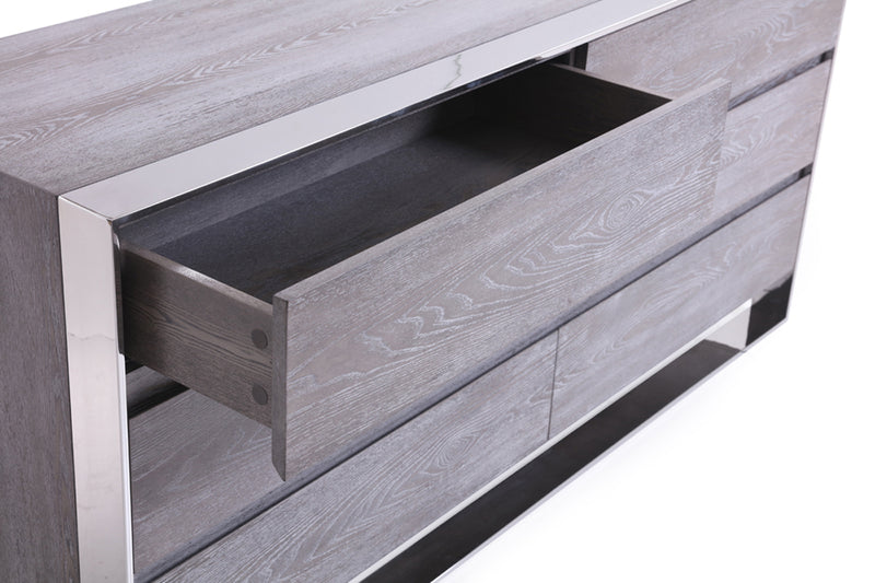 Arlene Modern Grey Elm Dresser — view 2