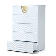 J1869-5H - White + Gold Chest — view 3