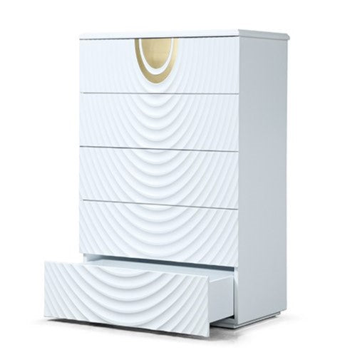 J1869-5H - White + Gold Chest — view 3