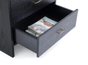 Wales Modern Smoked Ash Chest — view 4
