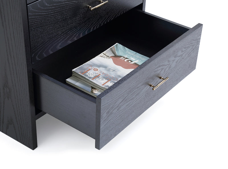 Wales Modern Smoked Ash Chest — view 4