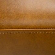 Jacoba - Modern Camel Leather Rectangular Ottoman