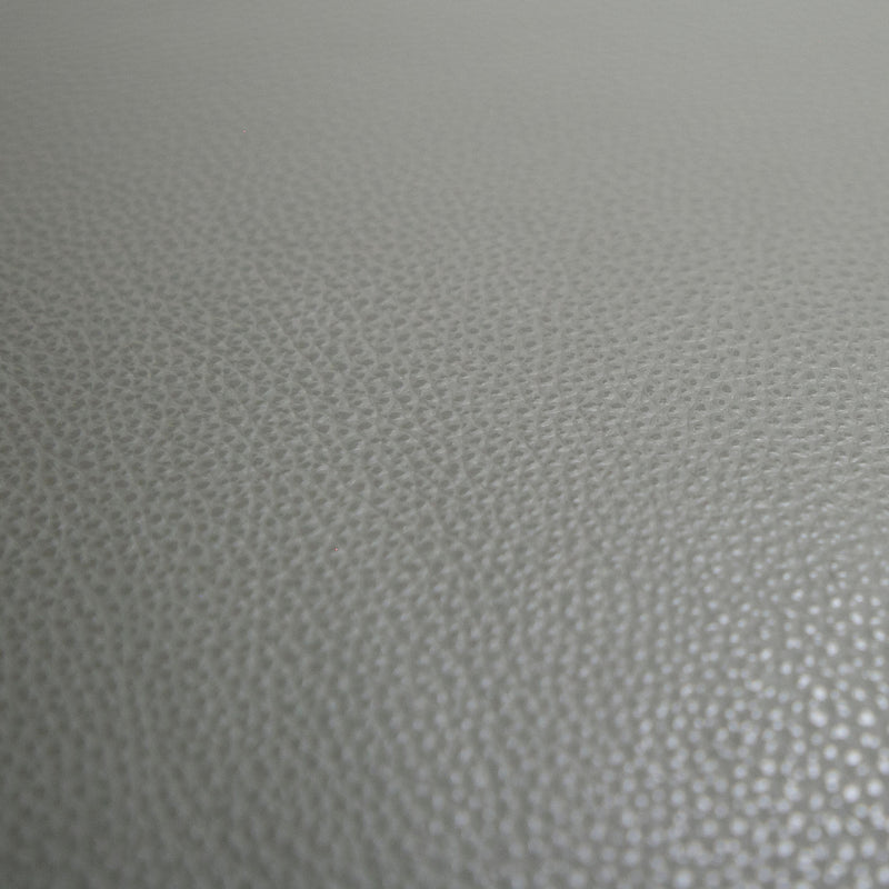 Jacoba - Modern Dark Grey Leather Rectangular Ottoman — view 2