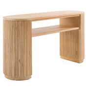 Jacobson - Modern Natural Acacia Console Table — view 3