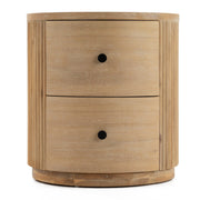 Jacobson - Modern Natural Acacia Nightstand — view 4
