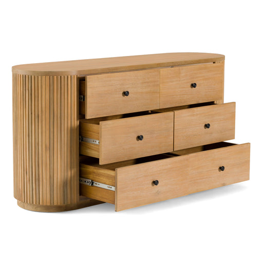 Jacobson - Modern Natural Acacia Dresser — view 2