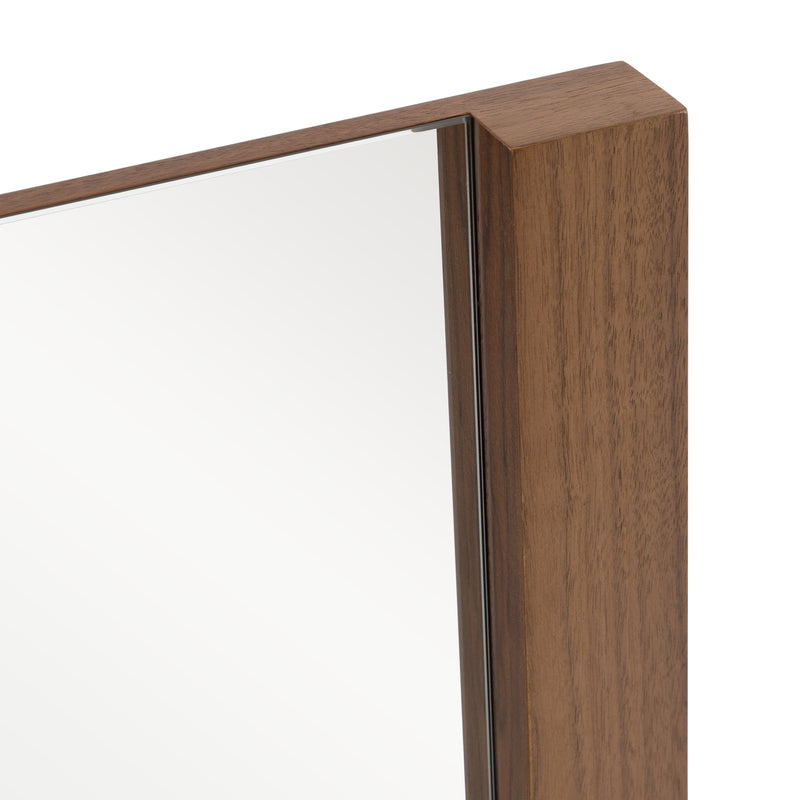 Jagger - Modern Walnut Mirror — view 3