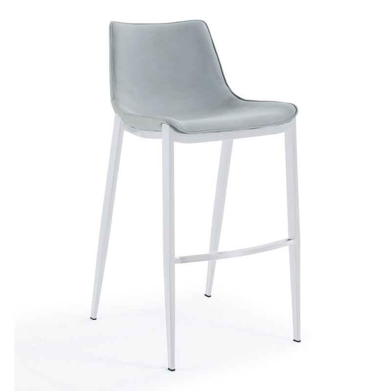 Jane - Modern Light Grey Counter Stool Set of 2 — view 4