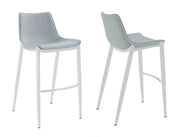 Jane - Modern Light Grey Counter Stool Set of 2 — view 3
