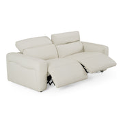 Jessop - Modern Leather Sofa 2 Recliners — view 2