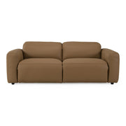 Jessop - Modern Leather Sofa 2 Recliners — view 3