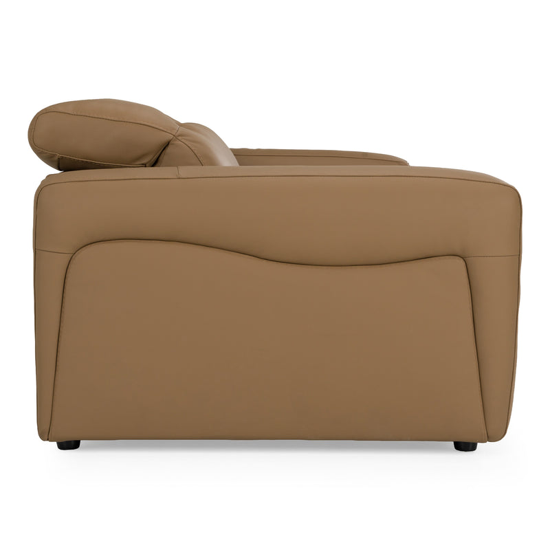 Jessop - Modern Leather Sofa 2 Recliners — view 5