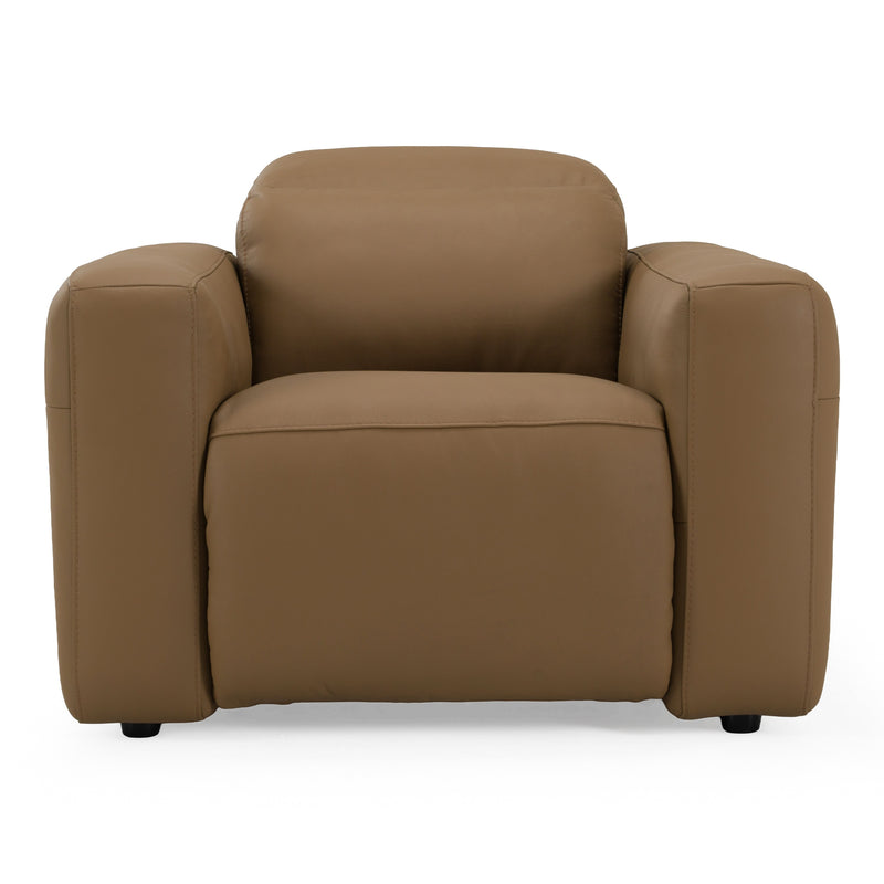Jessop - Modern Leather Recliner Chair — view 3