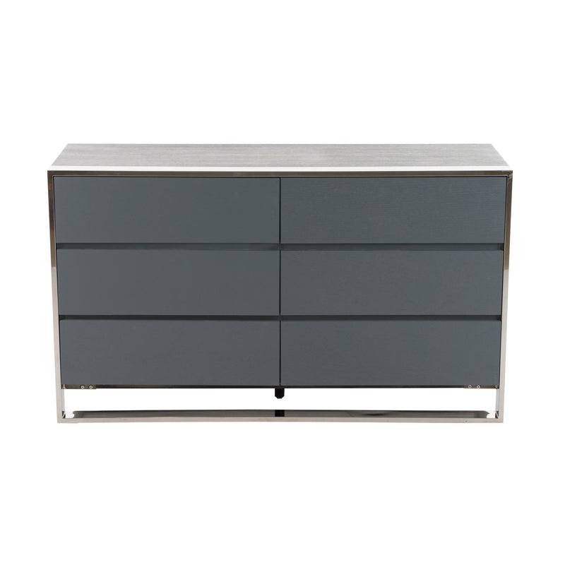 Jolene - Modern Grey Dresser — view 5