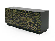 Jonah- Modern Black and Gold Buffet — view 4