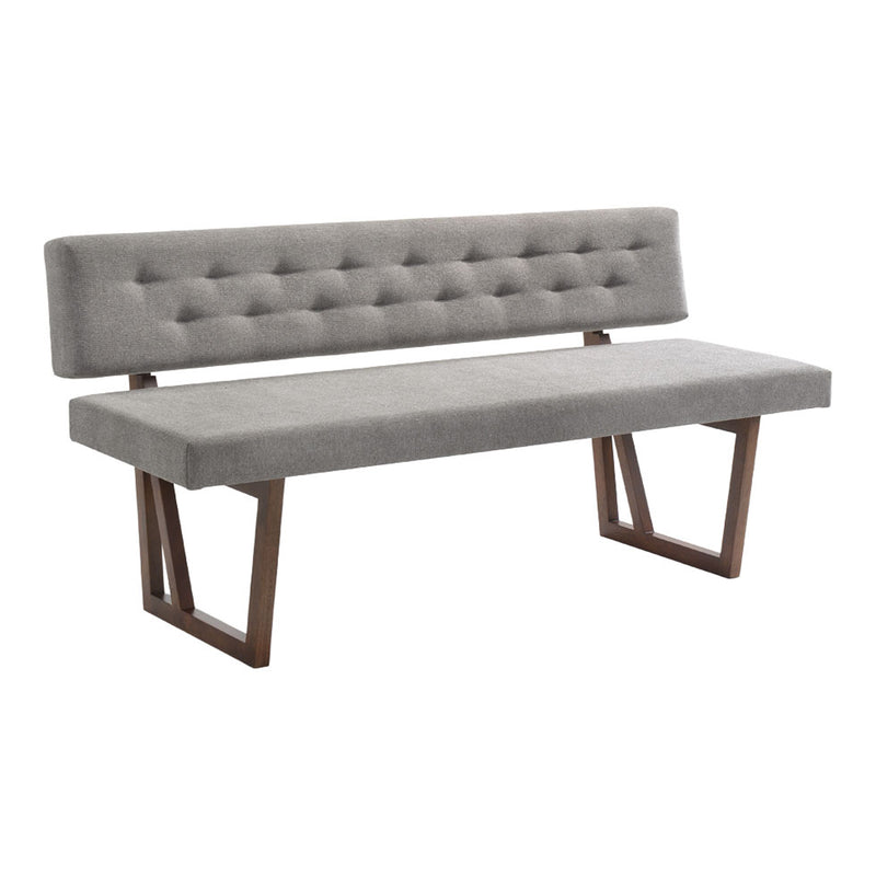 Jordan Modern Walnut & Grey Dining Set — view 5
