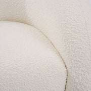 Joshua Modern White Fabric Accent Chair — view 5