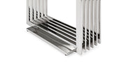 Kingsley Modern Marble & Stainless Steel Console Table — view 3