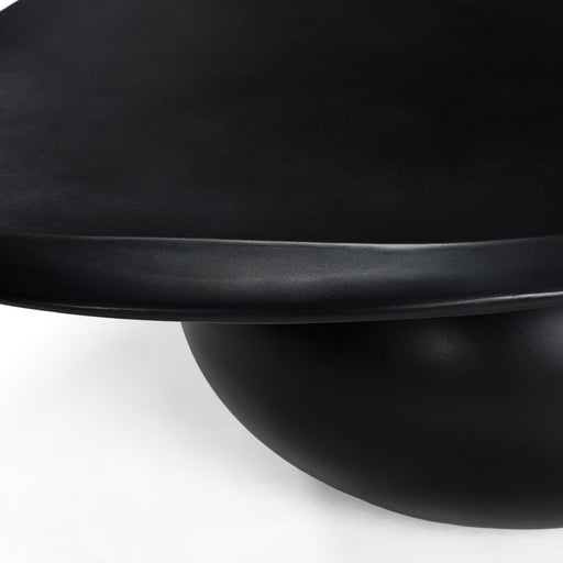 Kalvin - Modern Black Concrete Nesting Coffee Table Set — view 2