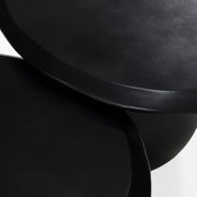 Kalvin - Modern Black Concrete Nesting Coffee Table Set — view 3
