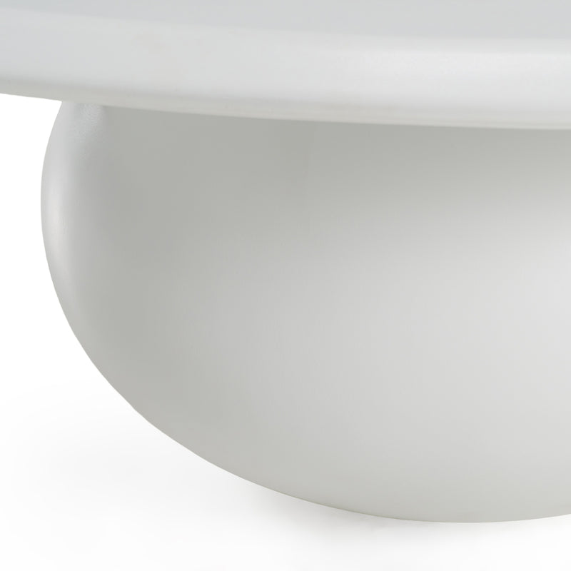 Kalvin - Modern Ivory Concrete Nesting Coffee Table Set — view 4