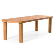 Kamari - Outdoor Natural Teak Dining Table — view 3