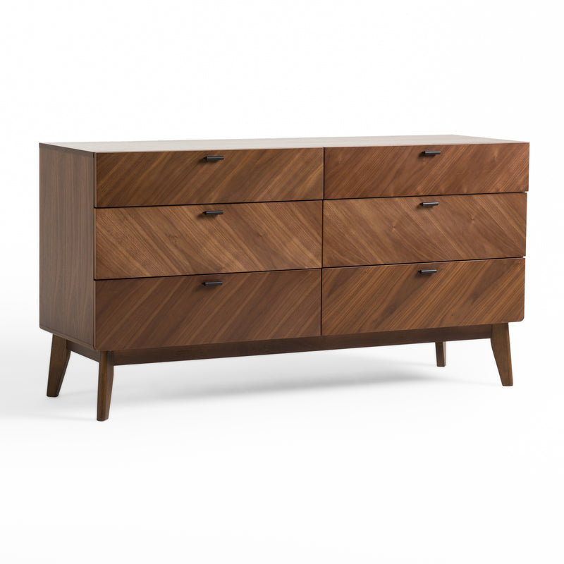 Kamela- Modern Walnut Dresser