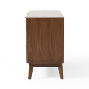 Kamela- Modern Walnut Dresser — view 4