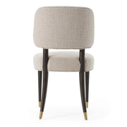 Kathy - Modern Beige Fabric + Oak Dining Chair (Set of 2) — view 4