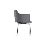 Kaweah Modern Grey Dining Chair — view 2