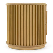 Kayce - Modern Natural Oak Nightstand — view 4