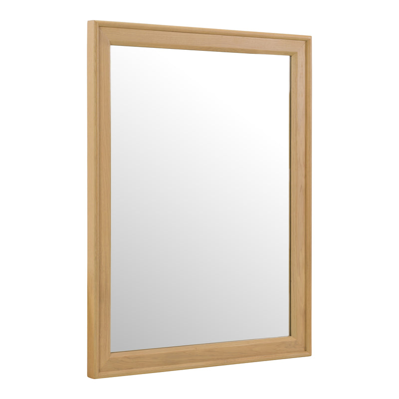 Kayce - Modern Natural Oak Mirror — view 2