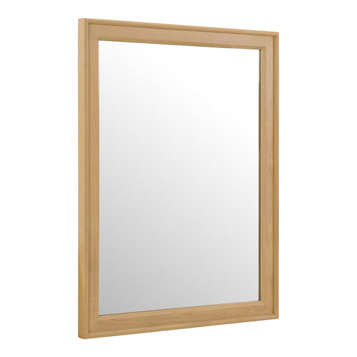 Kayce - Modern Natural Oak Mirror — view 2