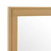 Kayce - Modern Natural Oak Mirror — view 3