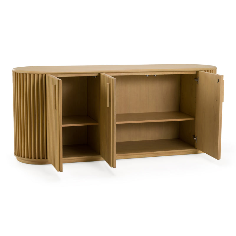 Kayce - Modern Natural Oak Buffet — view 3