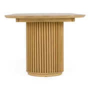 Kayce - Modern Natural Oak Oval Dining Table — view 2