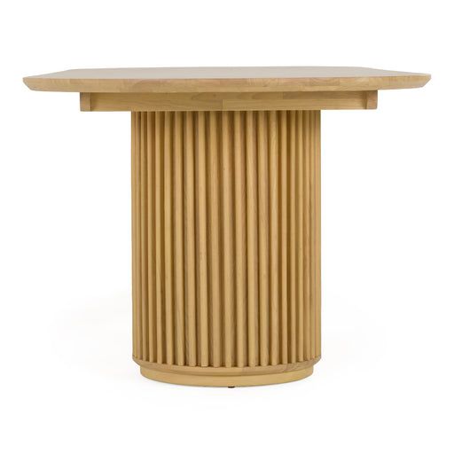 Kayce - Modern Natural Oak Oval Dining Table — view 2