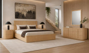 Kayce - Modern Natural Oak Nightstand