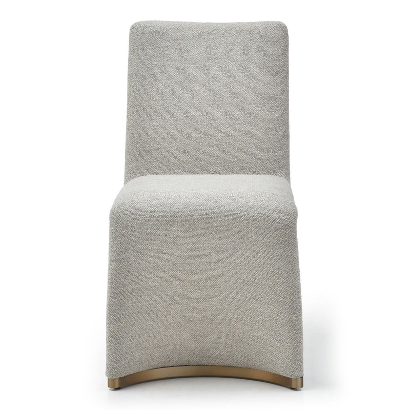 Kenda Contemporary Grey and Brushed Gold Dining Chair (Set of 2) — view 4