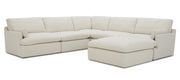 Danica - Modern Beige Sectional Sofa — view 2