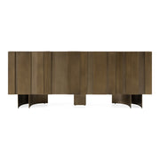 Kiefer - Modern Faux Travertine Ceramic + Bronze Buffet — view 2