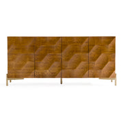 Killeen - Modern Gold + Walnut Buffet — view 2
