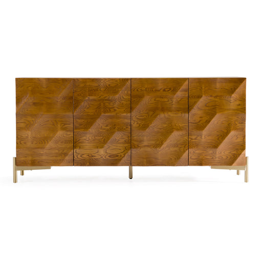 Killeen - Modern Gold + Walnut Buffet — view 2